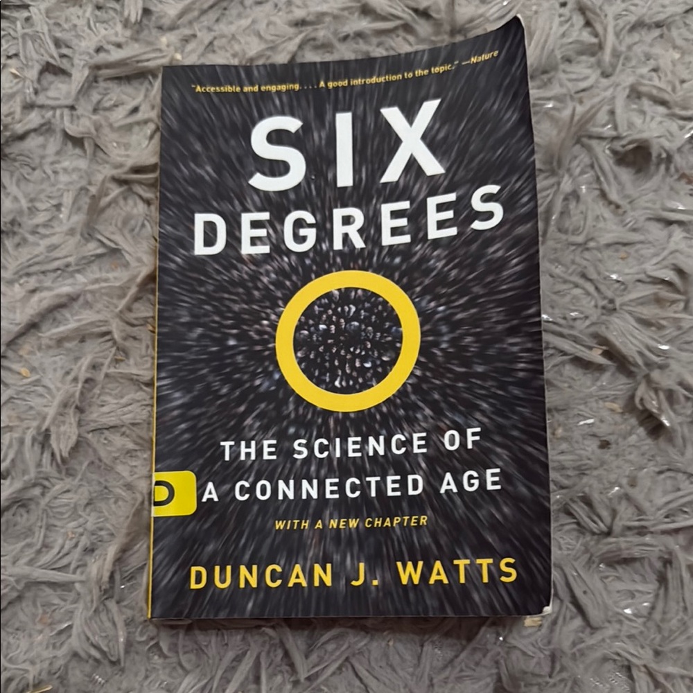 Six Degrees Book by Duncan J. Watts